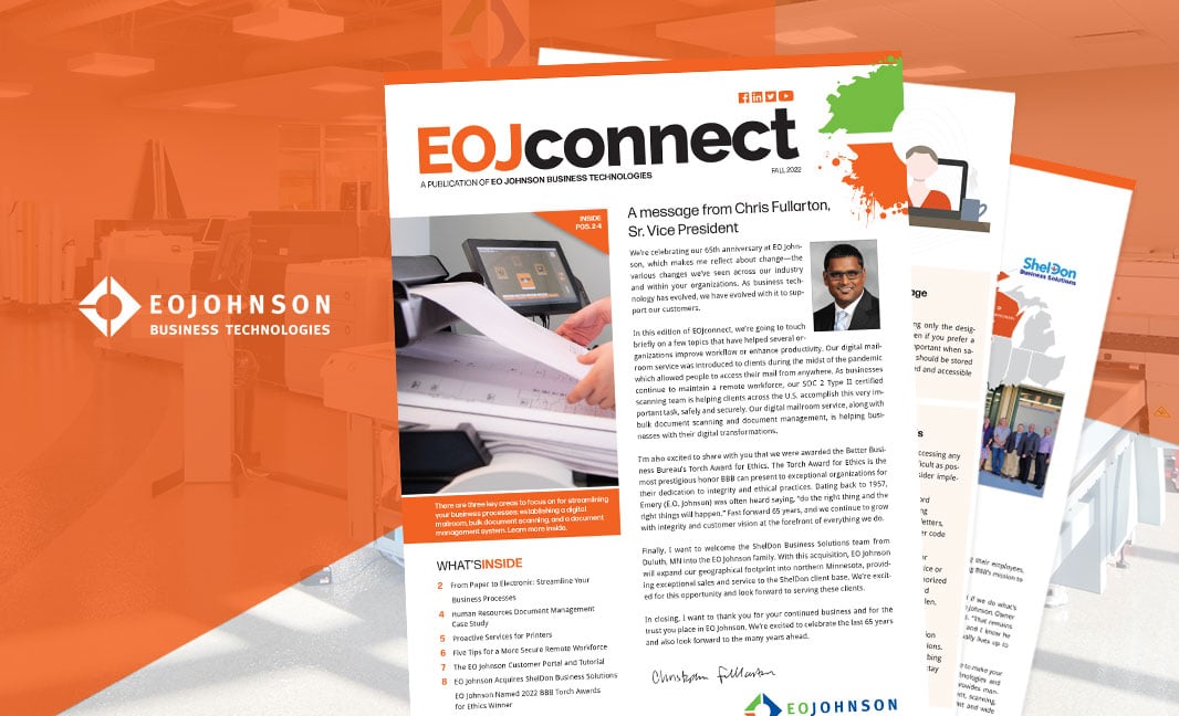 EOJ Connect Newsletter Fall 2022