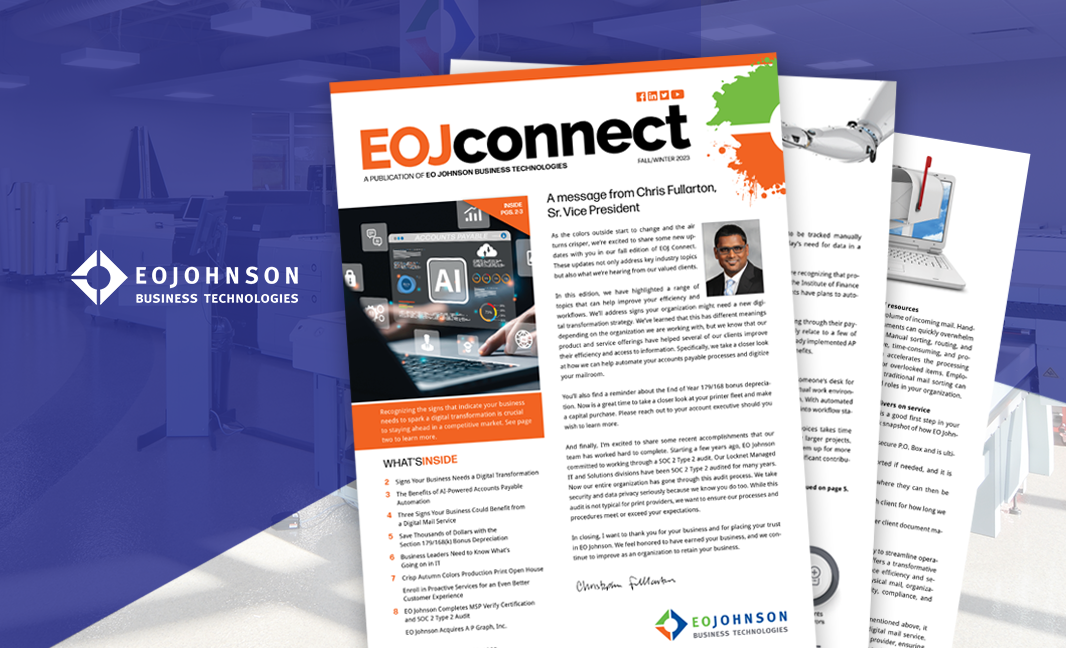 EOJ Connect Newsletter, Fall 2023