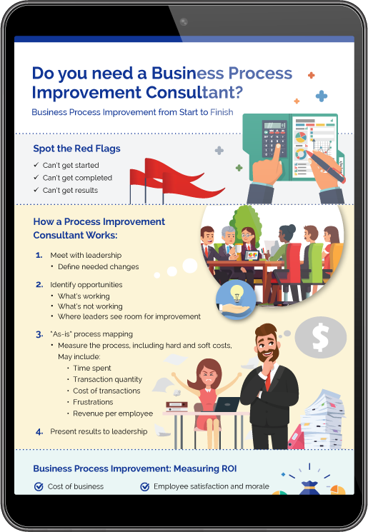 business process improvement; consultant; infographic