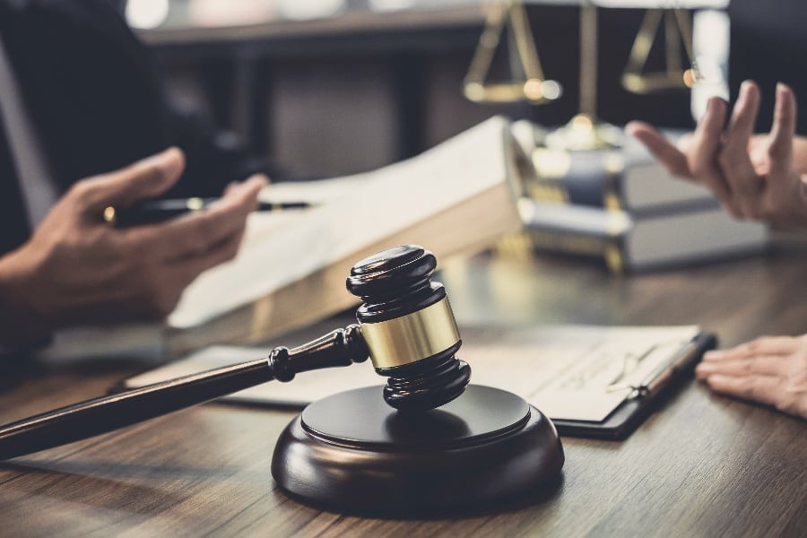 Gavel on Desk